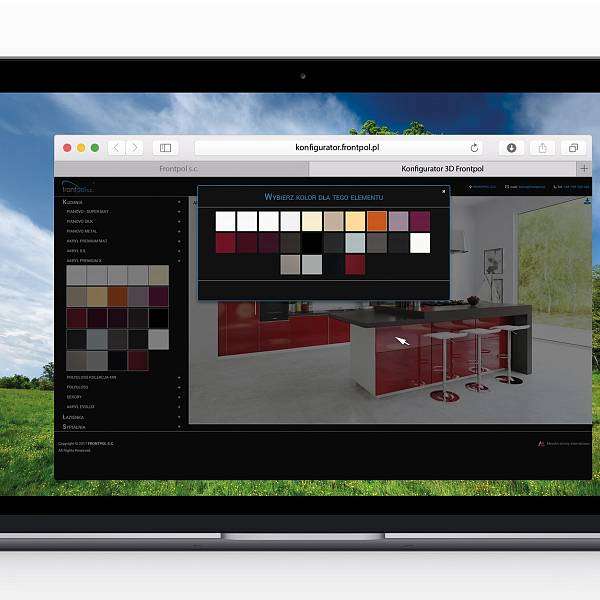 Nowy konfigurator kolorów frontów meblowych